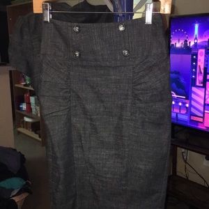 Skirt and shirt outfit